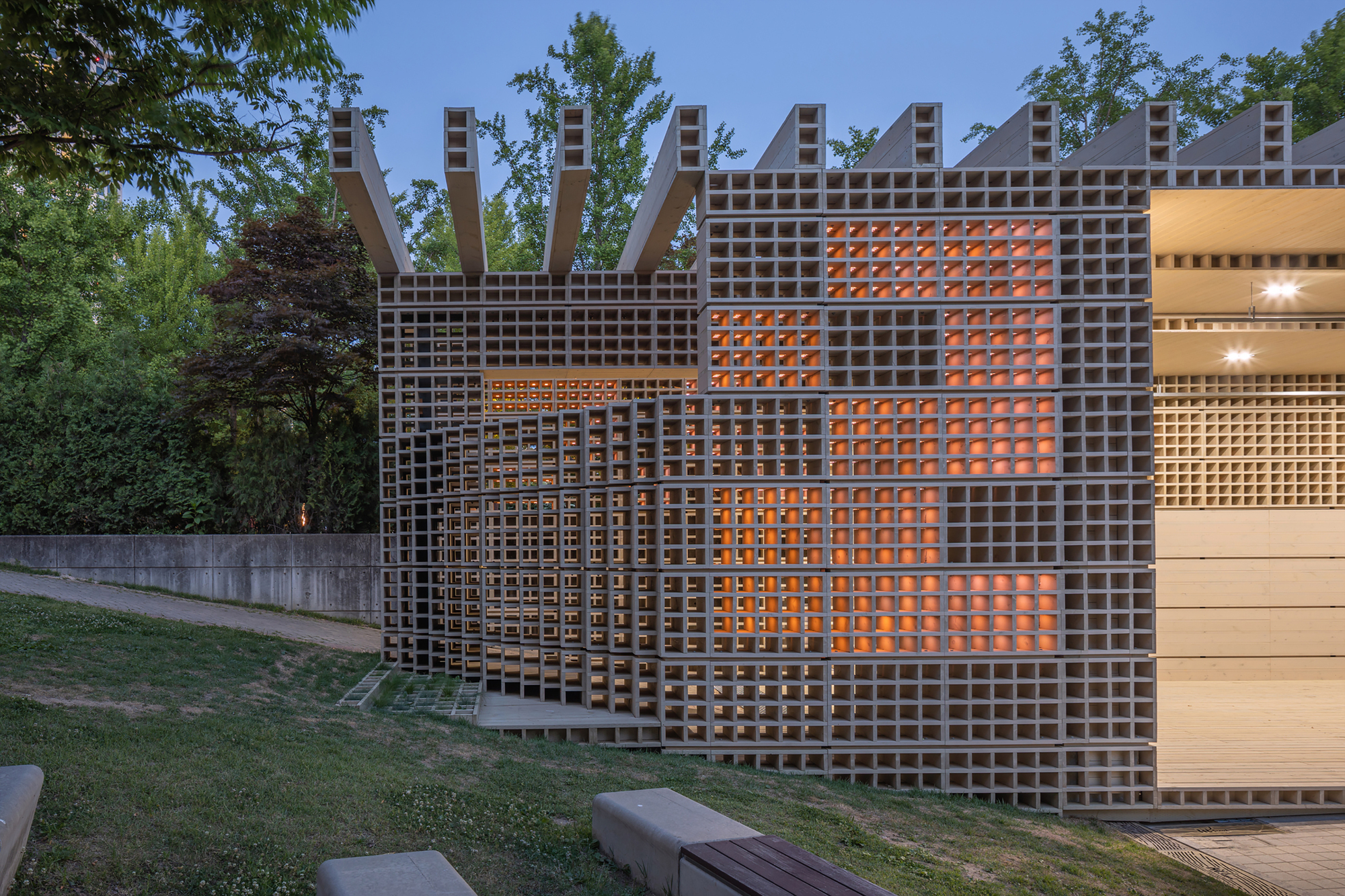 Gallery of Ecological Matrix, Breathing Net Pavilion / Soltozibin ...