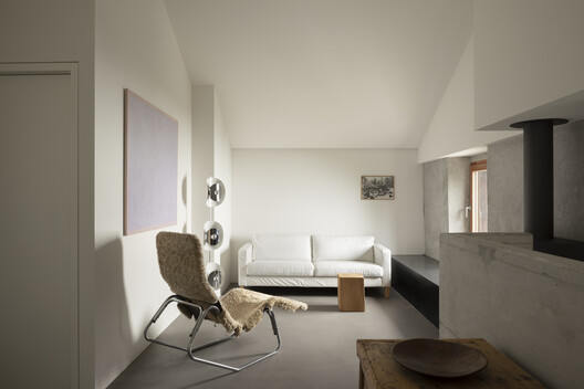 Alpine Chalet  CPL / Ralph Germann architectes - Interior Photography, Living Room, Table, Chair