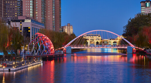 北京亮马河滨水景观廊道 / AECOM - 建筑图, 滨水, 城市
