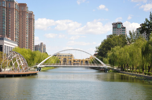 北京亮马河滨水景观廊道 / AECOM - 建筑图, 滨水, 城市