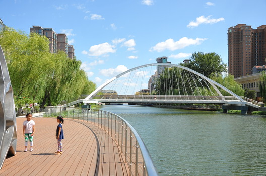 北京亮马河滨水景观廊道 / AECOM - 建筑图, 滨水
