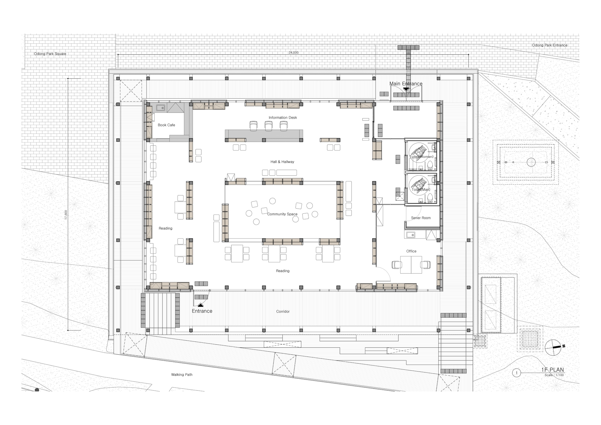 Gallery of Odong Public Library / Unsangdong Architects - 20