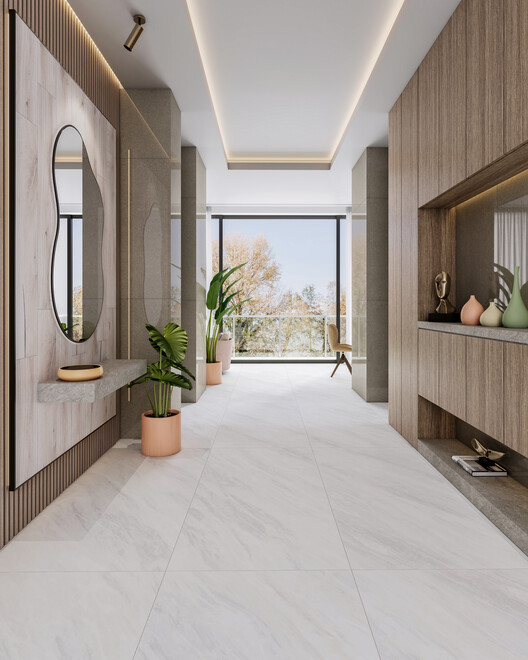 La esencia de los materiales naturales: Explorando porcelanatos tipo piedra en ambientes residenciales - Imagen 3 de 10