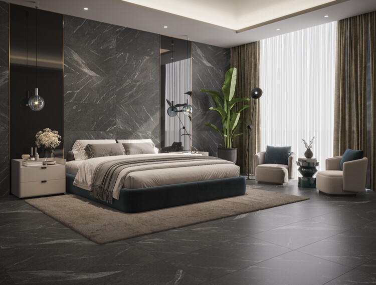 La esencia de los materiales naturales: Explorando porcelanatos tipo piedra en ambientes residenciales - Imagen 9 de 10