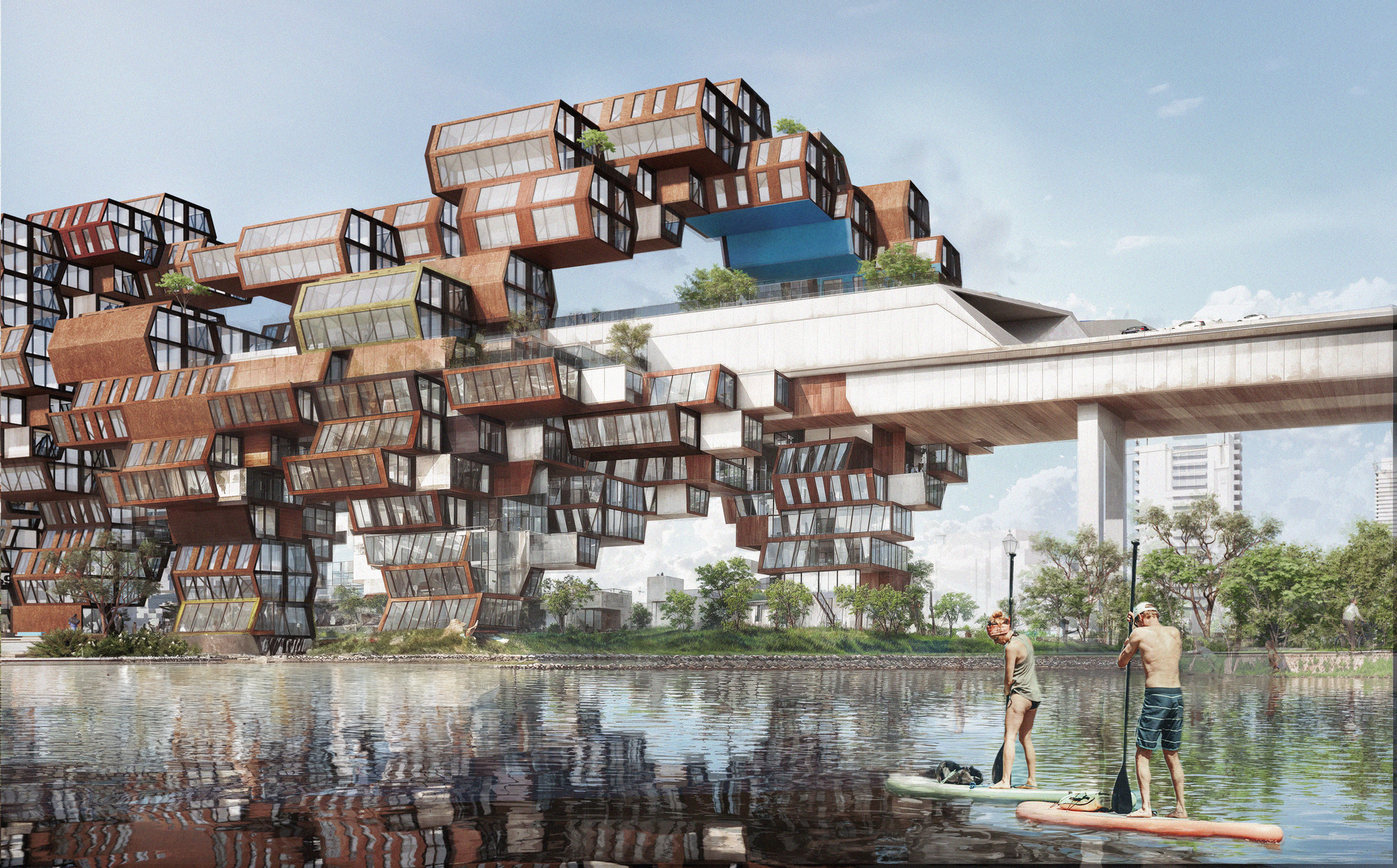 Gallery of Under Bridge: Winners of Buildner's 17th Affordable Housing ...