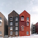 Favn Klyngetun 住宅项目 / Reiulf Ramstad Arkitekter - 建筑图, 滑雪中心, 门, 表皮