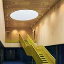 Holmøy Production Facility / Snøhetta - Interior Photography, Stairs, Handrail