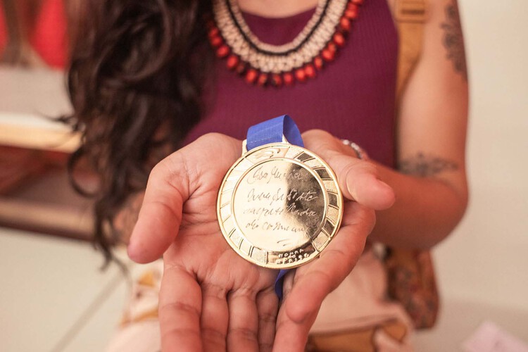 Panmela Castro realiza performance "Honra ao Mérito" no Museu de Arte do Rio - Imagem 1 de 1