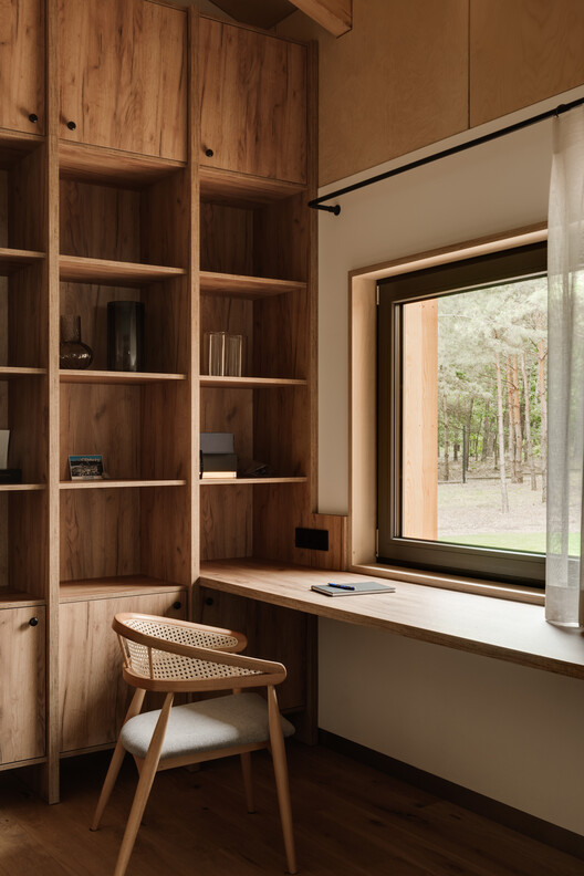 House near Konin / Studio GAB - Interior Photography, Closet, Windows, Wood, Shelving