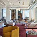 One Domino Square / Selldorf Architects + dencityworks Architecture - Interior Photography, Living Room, Table, Chair
