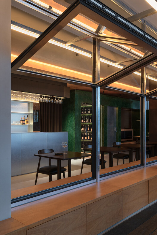 春台餐酒馆 / Studio 10 - 室内图, 桌子, 板凳, 梁