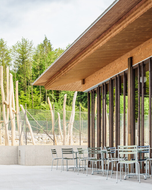 Forest Pools Zimmeregg / Brechbuehler Walser Architekten Forest Pools Zimmeregg / Brechbuehler Walser Architekten - Exterior Photography, Chair