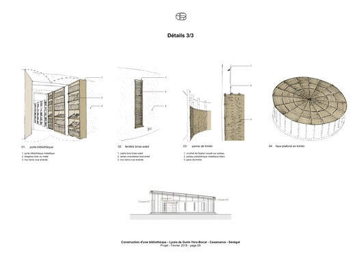 Guiré Yéro Bocar Library / croixmariebourdon architectes associés - Image 23 of 23