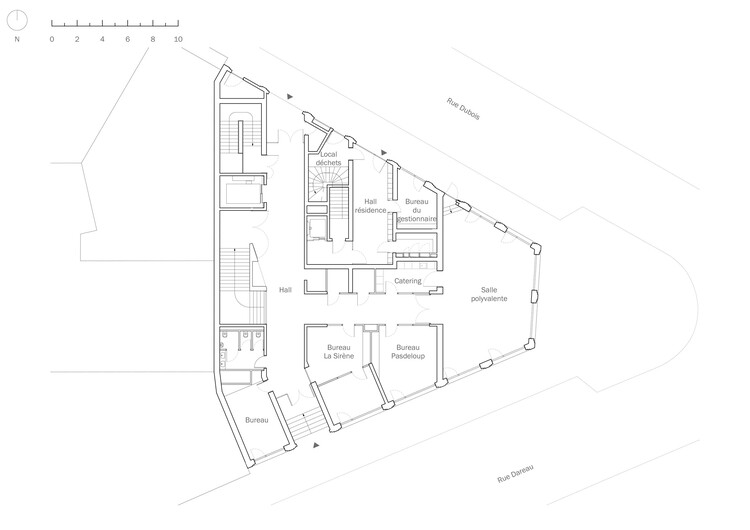 La Sirène 展馆与 Madeleine Pelletier 青年公寓/ Avenier Cornejo Architectes - 27 的图像 45
