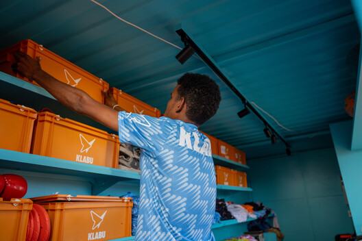 MVRDV Transforms Shipping Containers into Sports and Community Hubs for Refugees - Image 8 of 20