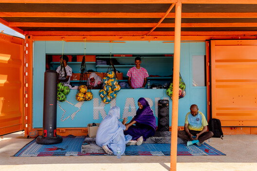 MVRDV Transforms Shipping Containers into Sports and Community Hubs for Refugees - Image 2 of 20