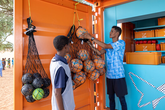 MVRDV Transforms Shipping Containers into Sports and Community Hubs for Refugees - Image 7 of 20