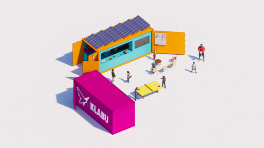 MVRDV Transforms Shipping Containers into Sports and Community Hubs for Refugees - Image 12 of 20