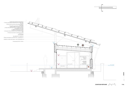 Vestuarios y Casa Club de instalaciones deportivas / Anthony Laffargue - Imagen 25 de 33