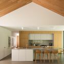M3R House / NatureHumaine - Interior Photography, Houses, Kitchen, Beam, Table, Countertop, Lighting, Chair