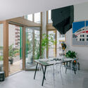 Plaines-du-Loup Residential Building / Costea Missonnier Architectes - Interior Photography, Residential, Facade, Table