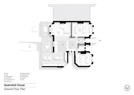 Quatrefoil House / Hyde + Hyde Architects Quatrefoil House / Hyde + Hyde Architects - Image 18 of 20
