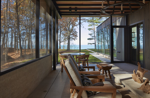 Meadow Lane Retreat / Wheeler Kearns Architects Meadow Lane Retreat / Wheeler Kearns Architects - Interior Photography, Dining room, Wood, Deck, Beam