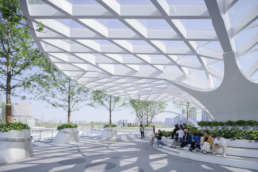 Puente peatonal Chengdu Jiaozi / China Southwest Architectural Design and Research Institute - Fotografía interior