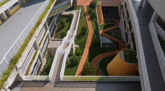 Escuela Secundaria de Lenguas Extranjeras Qingquan / Yijing Architectural Design - Imagen 8 de 30