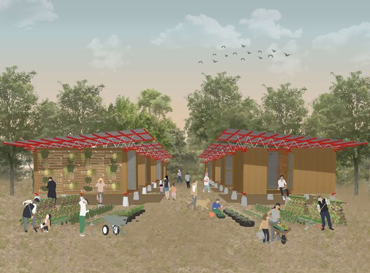 Refugio de emergencia con ecomateriales / Laboratorio de Vivienda de Interés Social (LabVIS) + Juan Carlos Bamba + Enrique Mora + Jorge Ludeña + Robinson Vega - Imagen 20 de 35