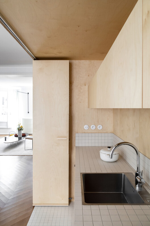 Moscou 公寓 / minuit architectes - 室内图, 厨房, 木头