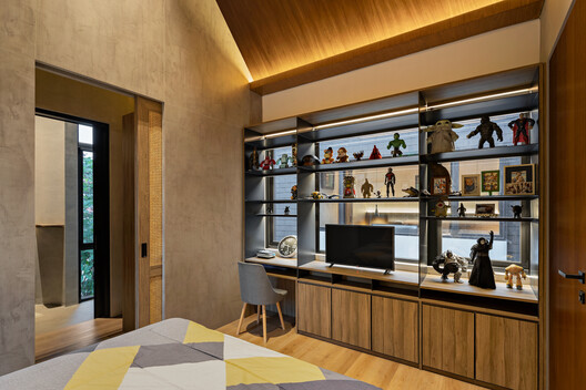 VVVhisper House / Atelier Bertiga VVVhisper House / Atelier Bertiga - Interior Photography, Kitchen, Wood, Lighting, Shelving, Chair