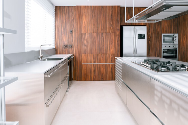 Apartamento Palermo / Matte arquitetura - Fotografia de Interiores, Cozinha, Madeira, Bancada, Vidro