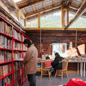 “Flower on Hillside” Community Library / STEPS Architecture - Interior Photography, Closet, Shelving