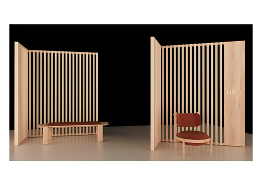 The environments offer an immersion into Lider's history, from its founding to its role as a benchmark in Brazilian signature design.