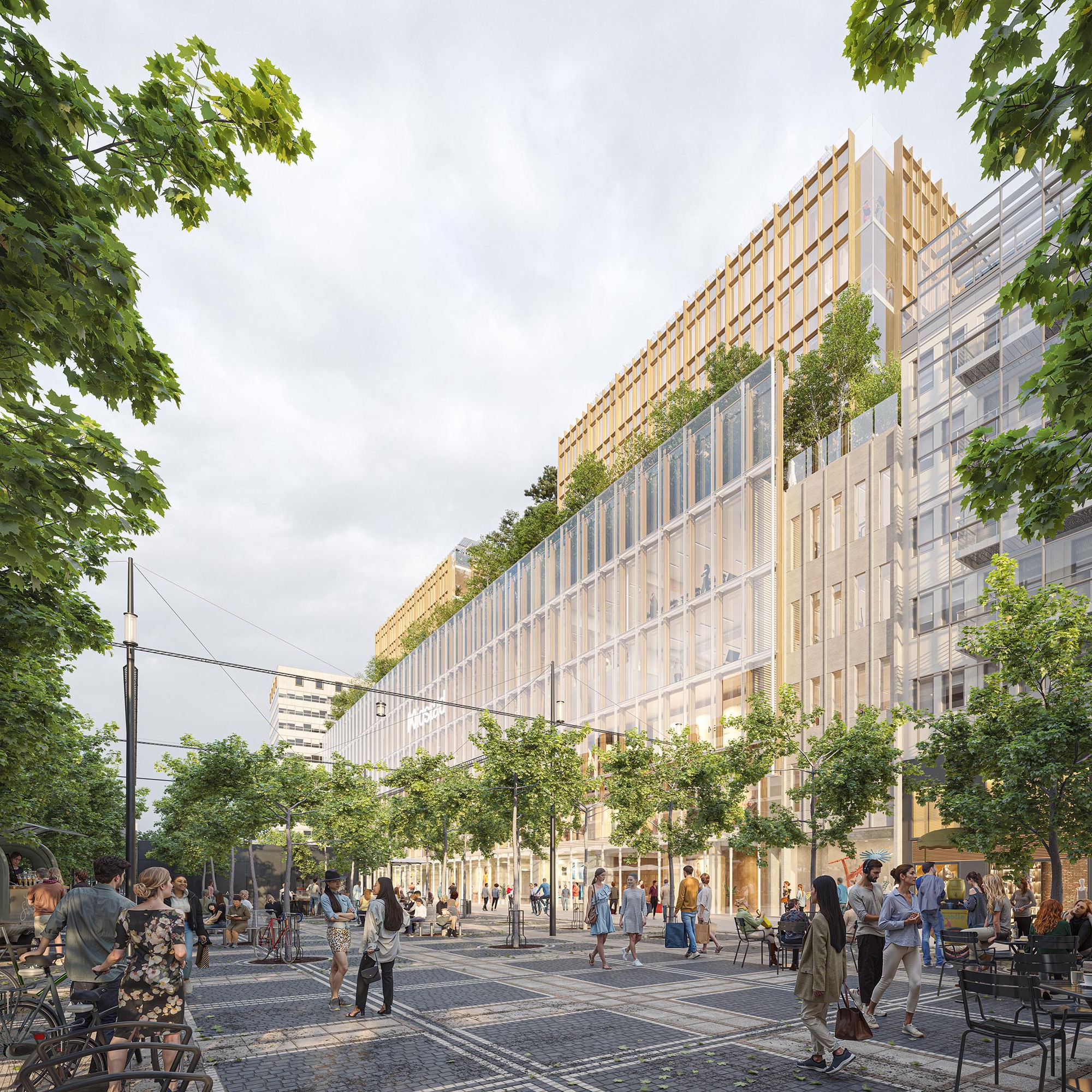 Renzo Piano Building Workshop Wins Competition to Design the New Midtstadt Mixed-Use Complex in Frankfurt