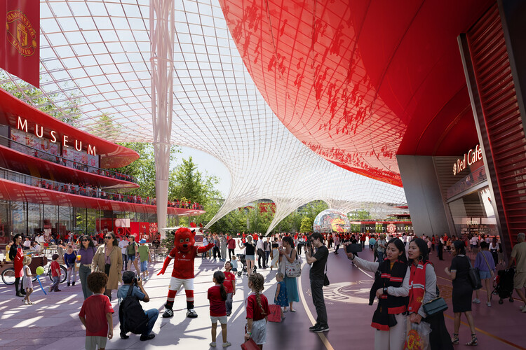 Foster + Partners Unveils Design of New Manchester United Stadium in the Reimagined Old Trafford Neighborhood - Image 16 of 19