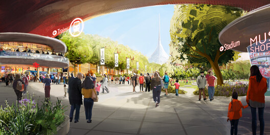 Foster + Partners Unveils Design of New Manchester United Stadium in the Reimagined Old Trafford Neighborhood - Image 11 of 19