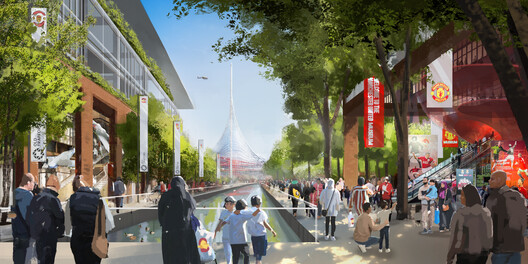 Foster + Partners Unveils Design of New Manchester United Stadium in the Reimagined Old Trafford Neighborhood - Image 8 of 19