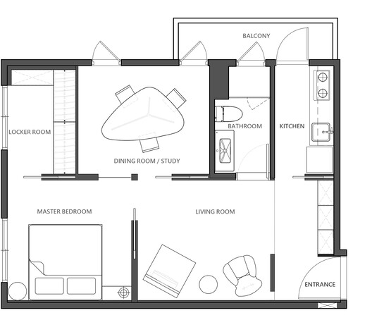 In Between Micro Flow Space Residence / Degree Design - Image 21 of 21
