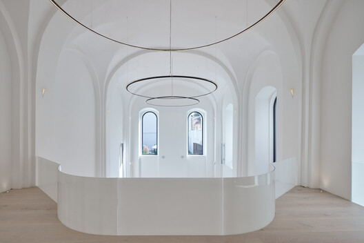 Boksto Skveras Mixed-Use Center / Studio Seilern Architects - Interior Photography, Arch, Arcade, Column