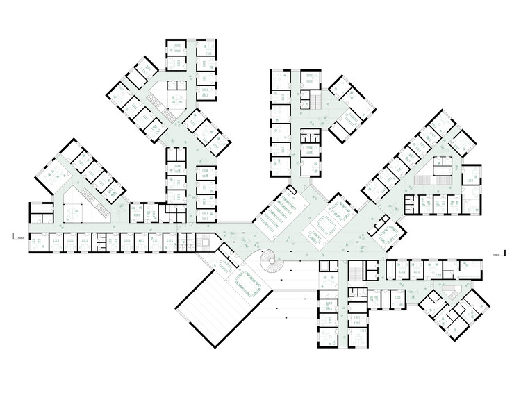 CHYBIK+KRISTOF Reveals Timber Design for Czech National Forestry Headquarters - Image 12 of 23