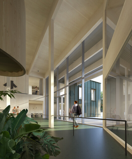 CHYBIK+KRISTOF Reveals Timber Design for Czech National Forestry Headquarters - Image 7 of 23