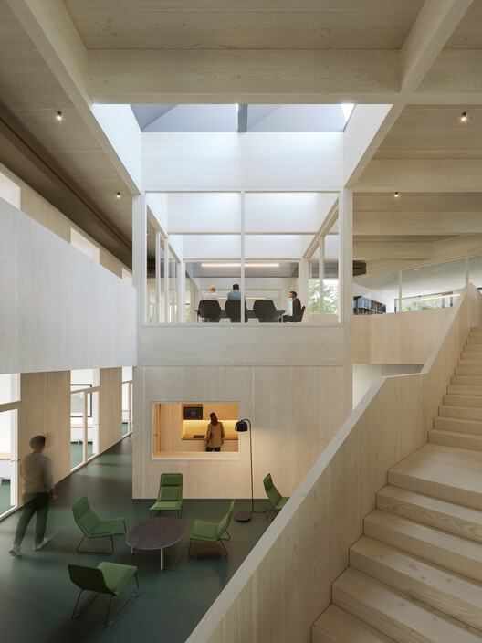CHYBIK+KRISTOF Reveals Timber Design for Czech National Forestry Headquarters - Image 3 of 23