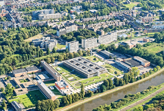 The MAP Administrative House of the Province of Namur / SAMYN and PARTNERS - Exterior Photography, Aerial View Photography