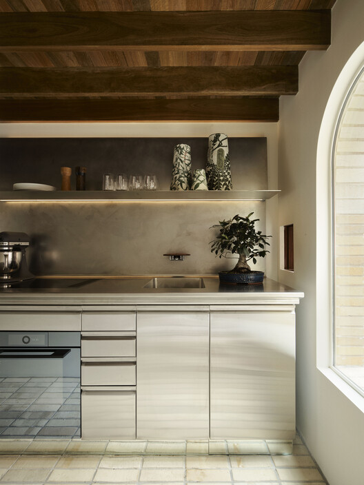 19 Waterloo Street House / SJB - Interior Photography, Kitchen, Wood, Countertop, Lighting, Shelving, Glass
