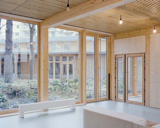 Early Childhood Center / Guillaume Ramillien Architecture Early Childhood Center / Guillaume Ramillien Architecture - Interior Photography, Wood, Glass, Column