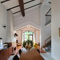 Oak Village - The 9th Avenue / 1+1>2 Architects - Interior Photography, Residential Architecture, Beam, Lighting, Chair