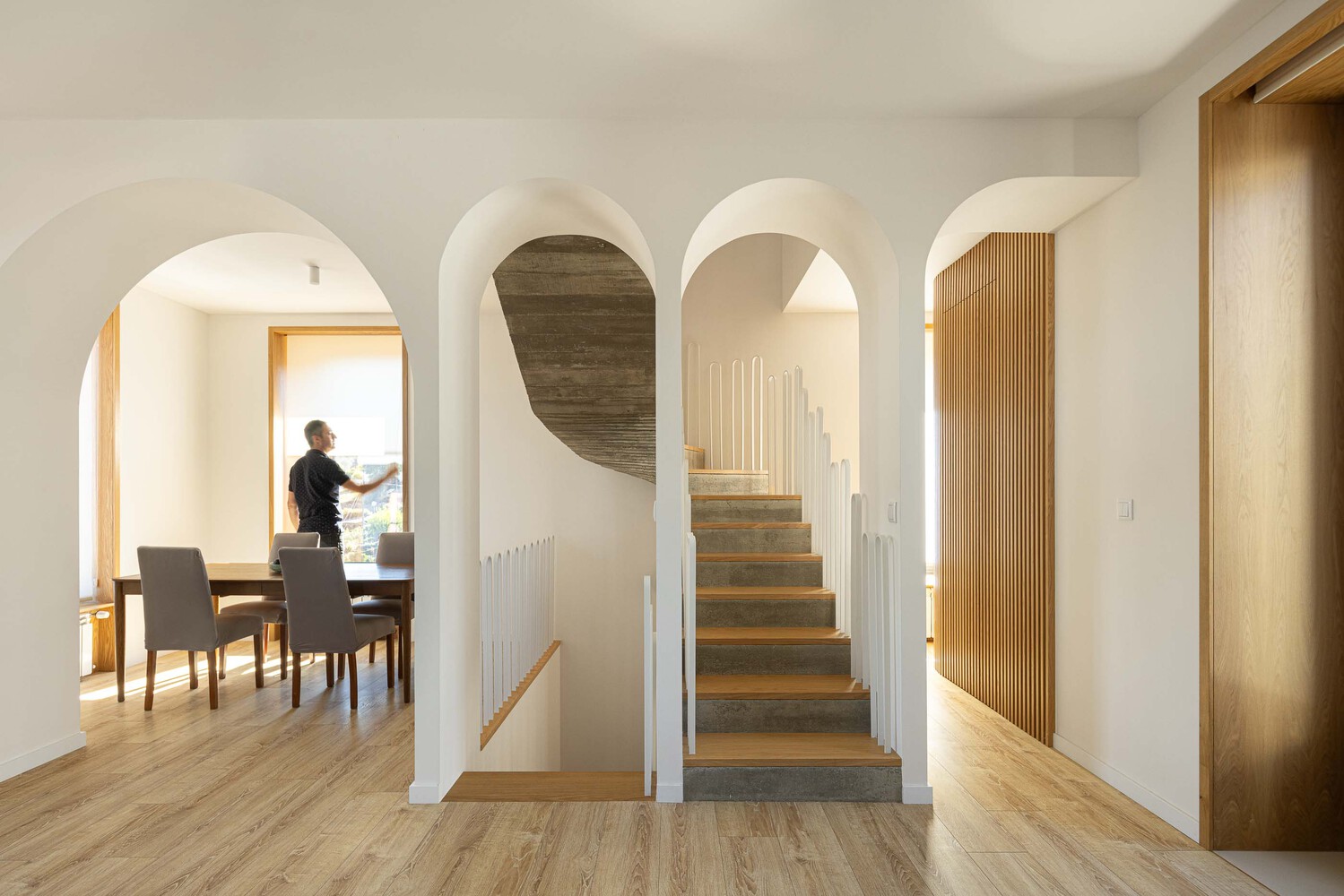 Casa Arco / Tiago Castro Sousa Lda - Fotografia de Interiores, Escada, Corrimão