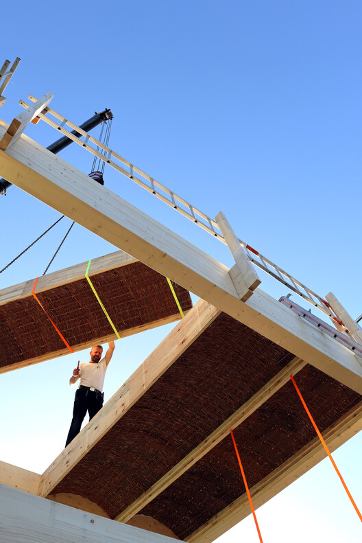 ReSidence Research Installation / Karlsruhe Institute of Technology (KIT) + FibR GmbH - Exterior Photography, Wood, Beam